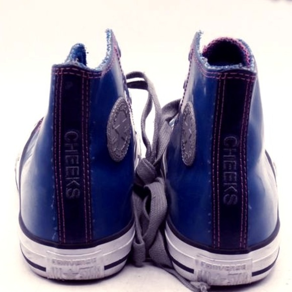 💕💕RARE! Rubberized Hi-Top Chucks - "CHEEKS" - Picture 3 of 6